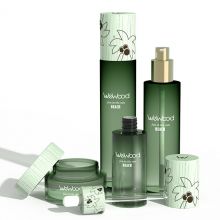 綠(lǜ)色木(mù)蓋化(huà)妝品瓶空(kōng)瓶