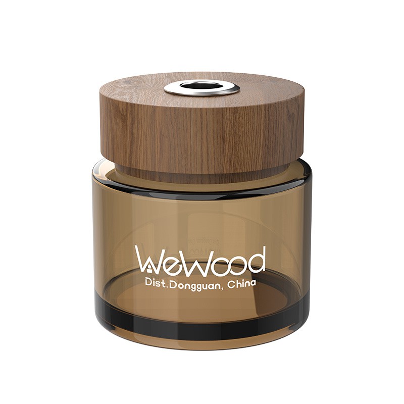 彩色玻璃木(mù)蓋藤條香薰瓶