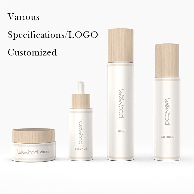 木(mù)蓋玻璃化(huà)妝品包材套裝