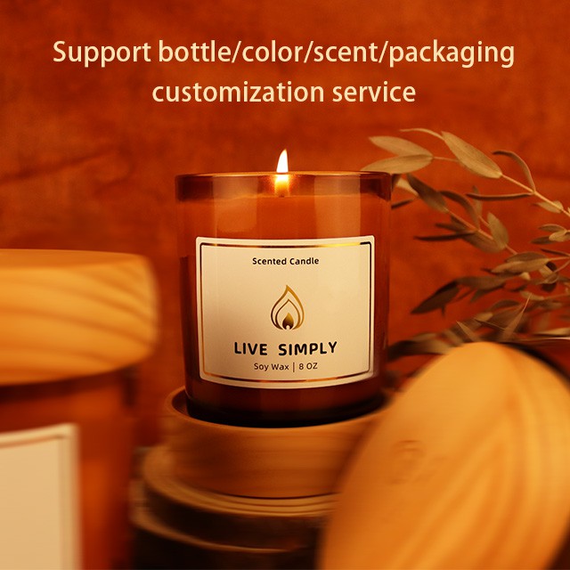 定制(zhì)木(mù)蓋蠟燭容器(qì)和(hé)包裝