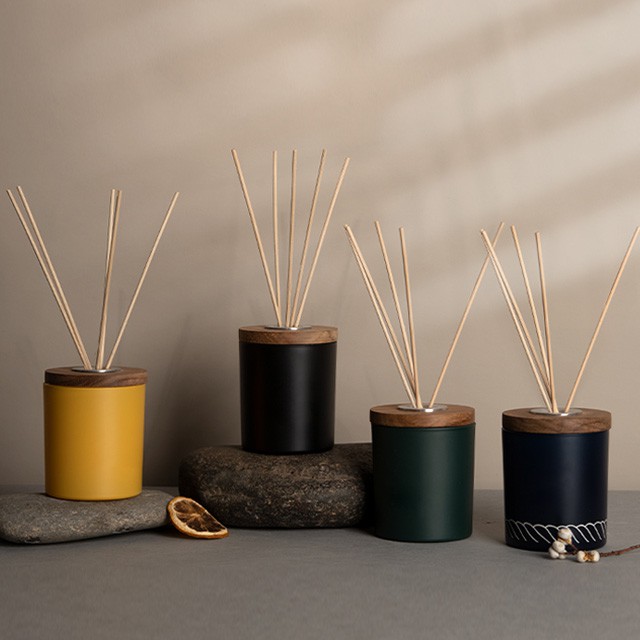 空(kōng)木(mù)蓋無火(huǒ)香薰玻璃罐