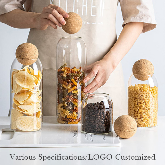 軟木(mù)球塞防潮收納儲物(wù)罐