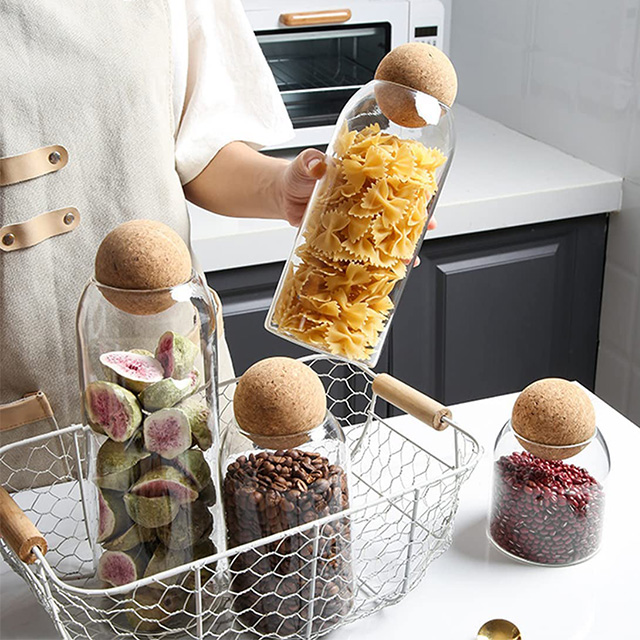 軟木(mù)球塞防潮收納儲物(wù)罐