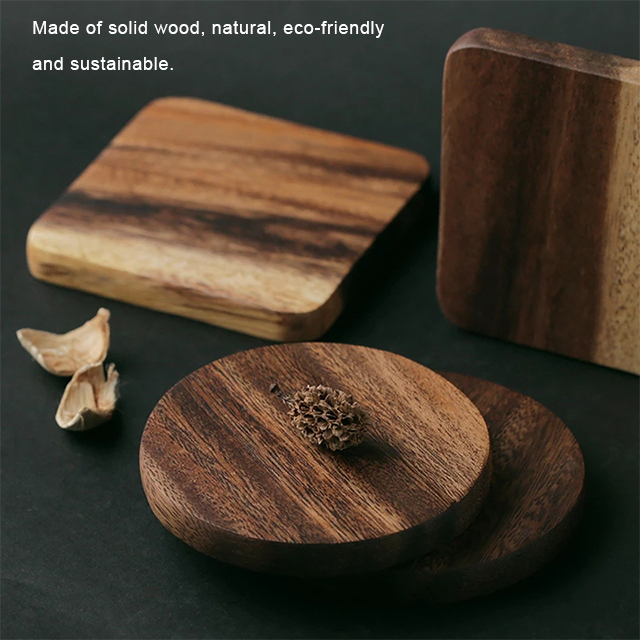 相(xiàng)思木(mù)方形圓形隔熱(rè)杯墊